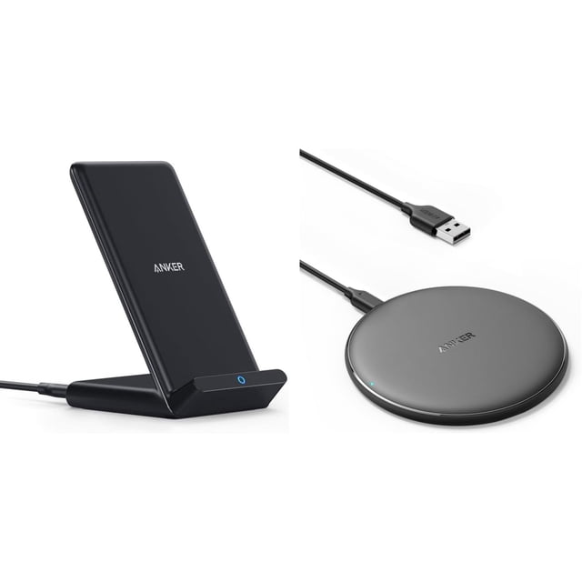 Cargador inalámbrico, soporte y almohadilla Anker, 10 W, carga rápida