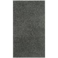 thumbnail image 2 of SAFAVIEH Laguna Neven Plush Solid Shag Area Rug, Dark Grey, 6'7" x 6'7" Round, 2 of 7