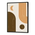 thumbnail image 3 of Designart 'Rainbow In Earth Tones Abstract Geometric Art' Modern Framed Canvas Wall Art Print, 3 of 5