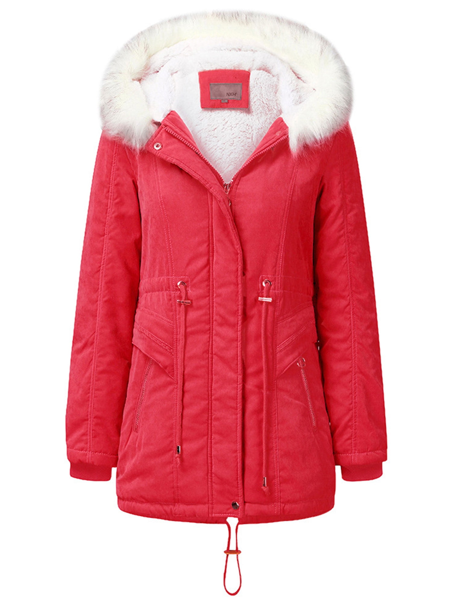Womens Winter Parka Coat Jacket Ladies Winter Warm Long Trench Outwear