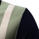 thumbnail image 4 of Ceisia Vertical Stripe Knit Top Men's Slim Fit Short Sleeve Casual Button-Down Shirt Navy M Gifts, 4 of 8