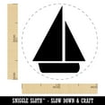 thumbnail image 2 of Sail Boat Sailing Icon Self-Inking Rubber Stamp Ink Stamper - Black Ink - Medium 1 Inch, 2 of 7