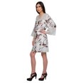 thumbnail image 4 of Moomaya Peignoir Court en Coton Imprimé Léger pour Femmes, 4 of 6