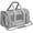 GRAY, variant on DENZUS Soft-Sided Cat/Dog/Pet Carrier, Collapsible Pets Travel Carriers for Big Cats/Small Dogs with Shoulder Strap & Removable Mat, Mesh Puppy Carry Bag, Up to 16 Lbs, TSA Airline Approved(Gray)