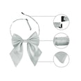 thumbnail image 4 of Pajarita Ajustable uxcell con Cuello Halter y Lazo pre-atada Gris Talla Única, 4 of 5