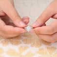 thumbnail image 5 of Silvago Jewel 14K White Gold Over Rings - 1.9 Ct Oval Cut Wedding Rings - Engagement Wedding Prong Setting Rings for Women's - Causal Daily Wear Rings for Women's - Forever Diamond Rings for Her, 5 of 9