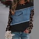 thumbnail image 4 of Xuyuer Womens Casual Fashion Sweatshirts Loose Pullover Sweatshirt Long Sleeve Crewneck Tops, 4 of 5