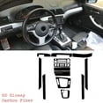 thumbnail image 7 of 5D Interior Glossy Carbon Fiber Wrap Trim Decal for Bmw 3 Series E46 1998-2005, 7 of 7