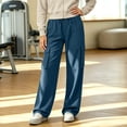 thumbnail image 5 of Bosfbaoi Cargo Pants for Women Drawstring Elastic Waist Wide Leg Lightweight Casual Trousers with Multi Pockets, 5 of 9