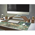 thumbnail image 6 of Cute Desk Mat Kawaii Bear XL Large Gaming Mouse Pads Desk Pad Desk Mats Pads on top of Desks Mousepad Cute Anime Plant Desk Protector 31.5x11.8 in, Aesthetic Brown and Green Forest Keyboard Pad, 6 of 6
