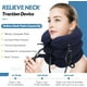 thumbnail image 2 of Dispositivo de tracción cervical para aliviar el dolor de cuello. Collarín inflable ajustable y aparato de tracción cervical. Dispositivo de descompresión cervical para uso doméstico (azul)., 2 of 7