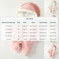 thumbnail image 7 of Favoffer Baby Girls Boys Thick Jumpsuit Snowsuit Newborn Winter Clothes Romper Infant Hooded Fleece Coat Jacket Outwear for Daily Wear, Home, Photoshoots, Holiday Gatherings 3M-2Y, 7 of 7