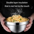 thumbnail image 4 of 304 Stainless Steel Double Layer Heat Insulated Rice Bowl Anti-Scald for Home Kids, 4 of 6