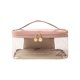 thumbnail image 1 of Bolsa de cosméticos transparente de gran capacidad para guardar cosméticos, lápiz labial, color puro, bolsa de aseo portátil avanzada, 1 of 3