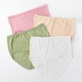 thumbnail image 4 of Happy Date Women's Cotton Underwear High Waisted Full Coverage Ladies Panties, 4 of 8