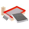 thumbnail image 1 of Kit De Bujías Doble Platino, Filtro De Aire, Filtro Para Aceite Sintético Y Filtro De Cabina 7 PIEZAS Afinación Sin Aceite Compatible con Trax 2013 A 2018 Chevrolet L4 1.8L, 1 of 3