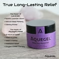 thumbnail image 3 of Aquegel Nasal Moisturizer + Lavender(Sleep Easy), 12-Hour Nasal Dryness Relief, Water Based Nose Gel, Oxygen Therapy Nasal Moisturizer, Dry Nose, Nasal Dryness, Nosebleeds, CPAP, 3 of 8