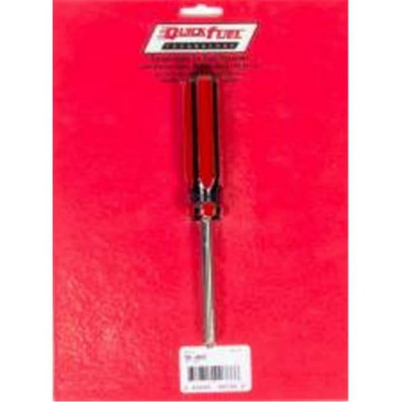 Quick Fuel Technology QFT36-469 Steel Driver Holley Round Head Type Carb Jets Plastic Handle Jet Tool - Black & Red