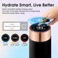thumbnail image 6 of Vsitoo 15 oz Self-Cleaning Water Bottle, Stainless Steel, UV Cleaning, Insulated, BPA-Free, Black, 6 of 10