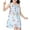 Sky Blue, variant on JoyHoop Girls Nightgowns Short Sleeves Princess Nightgown Sleepwear Soft Night Dress for Kids Toddler Girls