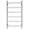 thumbnail image 4 of HEATGENE Towel Warmer 6 Flat Bar Towel Dryer Wall-Mounted Plug-in Bath Towel Heater - Mirror Polish, 4 of 9