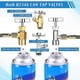 thumbnail image 2 of AC R134A Adapter Quick Coupler Kit, R134a Tank Tap Valve R134a to R22/410a for Air Conditioning Refrigeration System, 2 of 5