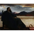 thumbnail image 3 of Frederic Leighton 24x20 Black Modern Framed Museum Art Print Titled - David, Oh that I Had Wings Like a Dove! for Then Would I Fly Away and Be at Rest. Psalm 55:6 (1865), 3 of 5