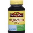 Nature Made Magnesium 250mg Dietary Supplement Liquid Softgels 90 CT