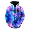 thumbnail image 1 of Nueva sudadera con cremallera y estampado 3D de humo colorido para hombres, mujeres y niños, ropa de calle, sudadera de manga larga, chaqueta de moda genial, 1 of 6