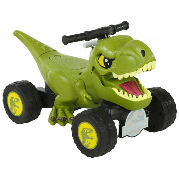 6V Jurassic World T-Rex Quad with Interactive Play Features