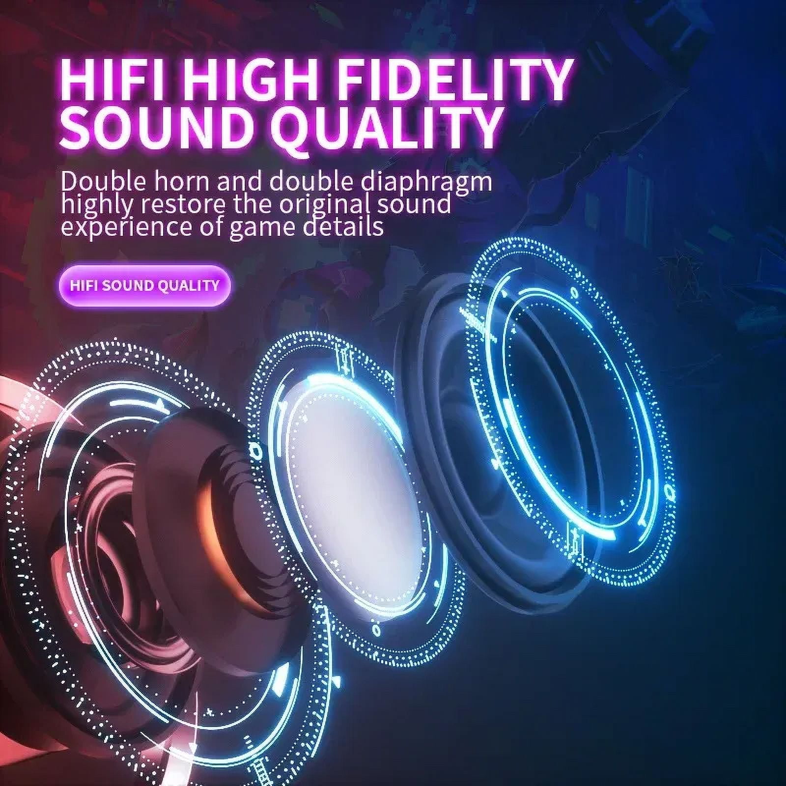 RGB Color Gaming Bluetooth Speaker Esports Mechanical Key Subwoofer Glow Atmospheric Light Hi-Fi Stereo Computer Desktop Speaker