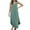 Green womens dresses, variant on Summer Saving Wycnly Summer Dresses for Women Casual Loose Irregular Plus Size Tank Dresses Sleeveless V-Neck Solid Maxi Sun Dress Green M Up to 65% off