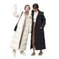 thumbnail image 5 of Chaqueta de algodón de plumón para mujer, chaqueta de algodón hasta la rodilla, chaqueta de algodón ajustada, chaqueta exterior larga y gruesa, 5 of 5