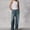 Dark Blue, variant on Womens Stretchy Denim Pants with Pockets Mid Waisted Wide Straight Leg Loose Fit Pants Casual Baggy Jean Trousers 2025