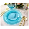 thumbnail image 6 of " OCCASIONS " 240 Plates Pack,(120 Guests) Premium Wedding Party Disposable Plastic Plates Set -120 x 10'' Dinner + 120 x 7'' Salad/Dessert (Belize, Aqua), 6 of 8