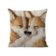 thumbnail image 2 of Funda de almohada con estampado de animales | Funda decorativa de 45 x 45 cm para sofá, cama y salón | Nailon suave y elastano para decoración de interiores y exteriores, 2 of 5