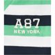 thumbnail image 2 of Aeropostale Playera Adornada A87 A Rayas para Hombre, Verde, Small Aeropostale Camiseta adornada, 2 of 2