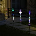 thumbnail image 4 of Xihbxyly Luces Solares para Árbol de Navidad, Decoración Navideña para Exteriores, Opciones de Iluminación Cálida y Colorida, Resistente Al Agua Ip65, Fácil Instalación, Decoración para Jardín, 77 Cm, 4 of 6