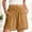 *2-Yellow, variant on VBVC Women's Lace Cotton-Linen Shorts,Drawstring Hollowed Out Summer Bottoms For Women,Ladies Lightweight Beach Lounge Shorts with Pockets,Yellow,S-2XL
