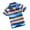 Blue, variant on MUXiin Boys Polo Shirts Size 10 Classic Button Gradient Short Sleeve Athletic Collared T-Shirts Quick Dry Holidays Tops T-Shirts Infant To Big Kid