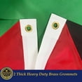 thumbnail image 3 of TOPFLAGS Palestine Flag 3x5 Ft Sewn Stripes Palestinian Flags 210D Oxford Nylon Fade Resistant Outside with Canvas Header 2 Brass Grommets For Indoor Outdoor, 3 of 9