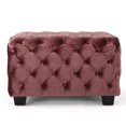 thumbnail image 3 of Provence Blush New Velvet Square Ottoman, 3 of 13