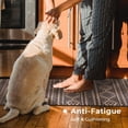thumbnail image 2 of Anti Fatigue Kitchen Mats for Floor 2 Piece Set, Waterproof & Non-Skid Boho Kitchen Rugs, Cushioned Kitchen Mat for Standing Washable Comfort Desk Kitchen Runners, 17x30+17x47, 2 of 5