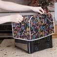 Sunflower Music A Print Bread Maker Cover, Anti Dust Fingerprints