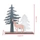 thumbnail image 3 of Worallymy Árbol de Navidad y Adorno Animal Mesa de Artesanía de Pie Decoración de Madera para Patrón de Navidad A Worallymy JD735808487, 3 of 7