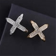thumbnail image 4 of Crystal Brooches Cross Scarf Buckle For Women Hollow X Shape Scarves Buckle Brooch Fashion Jewelry Clothing Accesories, 4 of 4