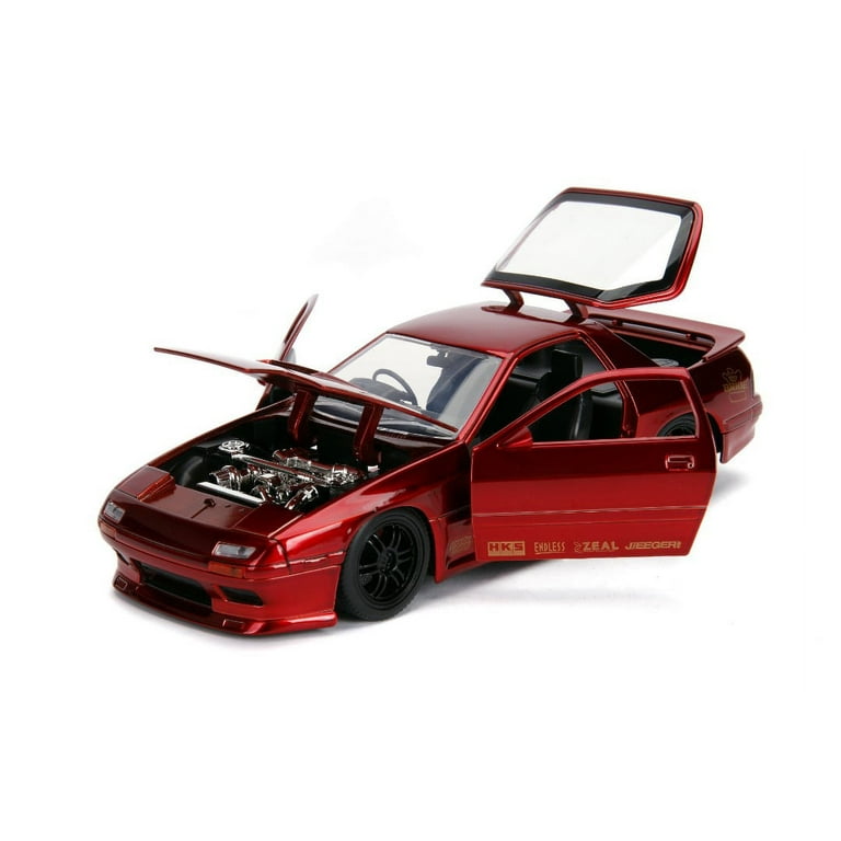 Jada 1:24 JDM Tuners 1985 MAZDA RX-7 FC Glossy Black/White