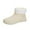 White, variant on AUXDIQ Women Rain Boots Outdoor Garden Boots Waterproof Ankle Rain Shoes