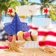 thumbnail image 4 of 4th Of July Tabletop Decor, Safe Patriotic Independence Day Wooden Star Blocks Durable  For Family For Desktop Decoration, 4 of 8