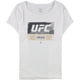 thumbnail image 1 of Camiseta gráfica Reebok UFC HRSD para mujer, blanca, grande, 1 of 4